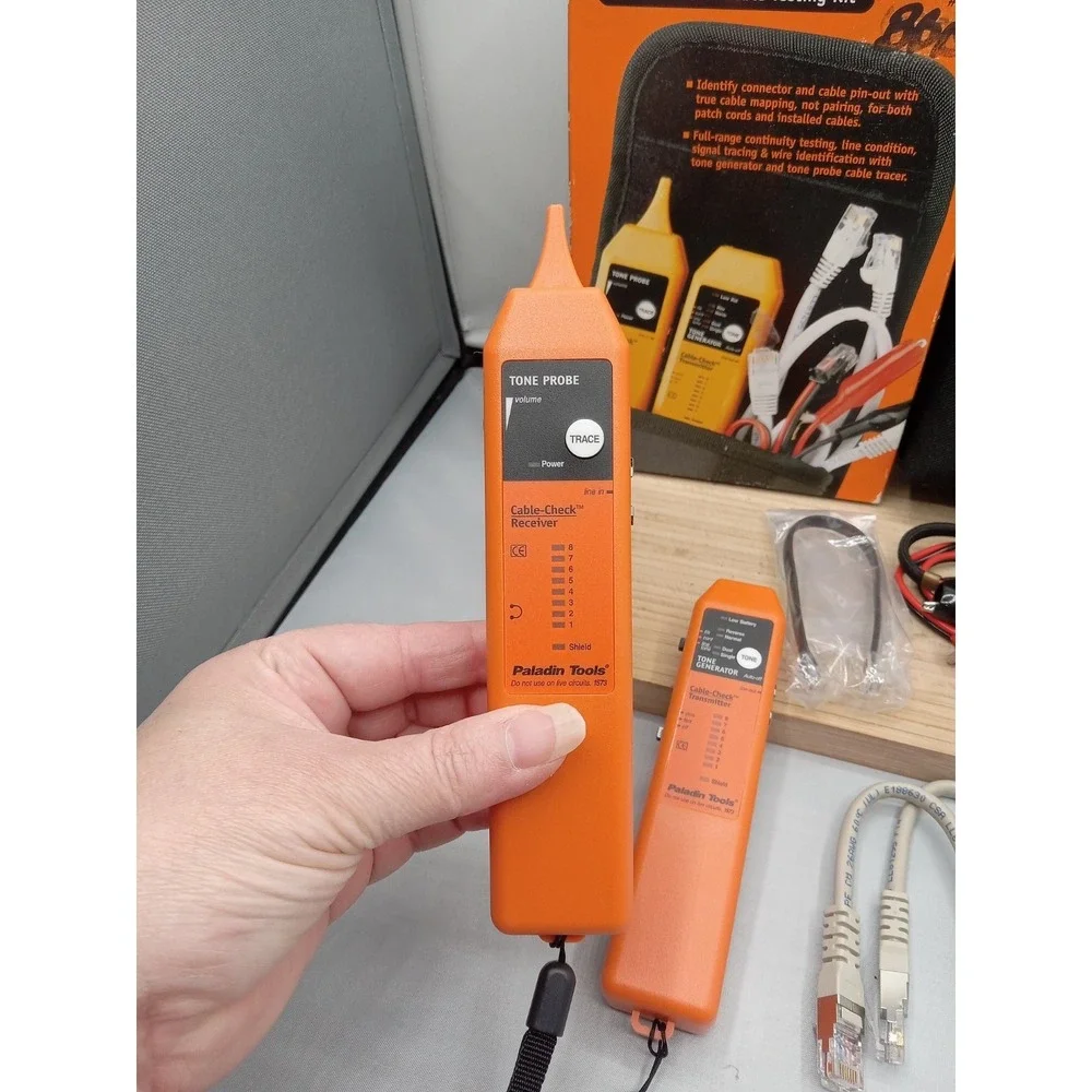 Paladin Tools 1573 Tone &‎ Probe Plus Cable Check - LAN & Telecom Cable Test Kit